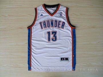 Camiseta Harden #13 Oklahoma City Thunder Blanco